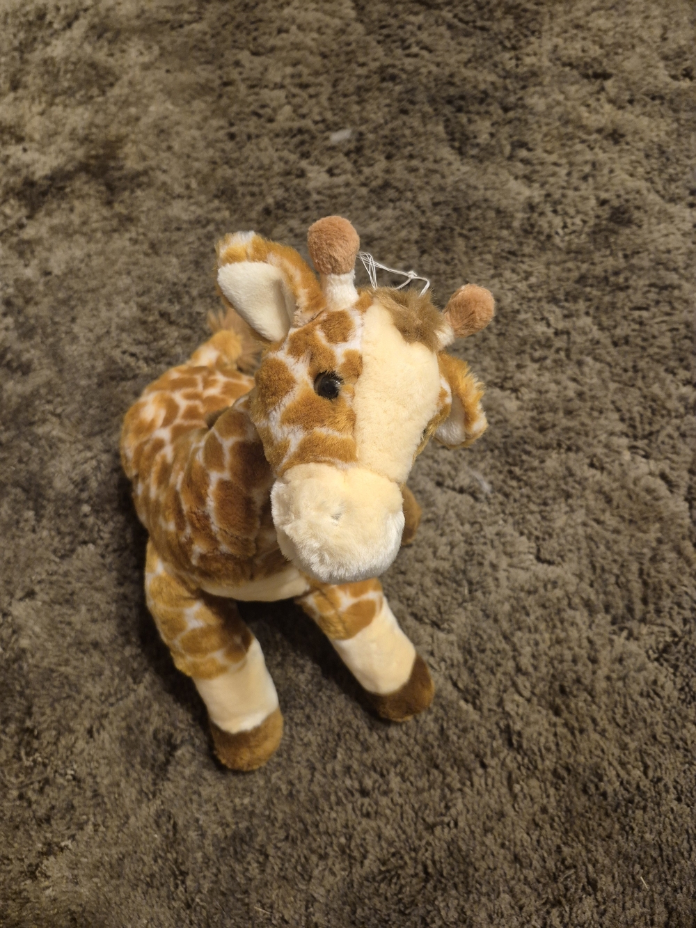 Cute Giraffe Plush Toy - Brown & Cream Stuffed Animal